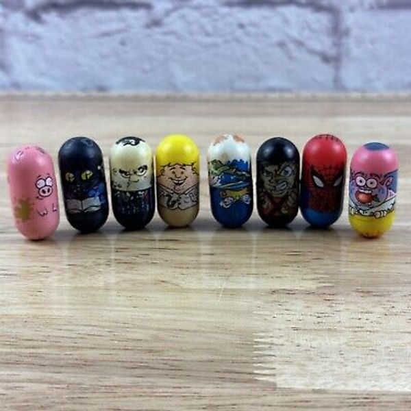 Mighty Beanz Moose Toys Beans Mixed Lot of 8. Vintage