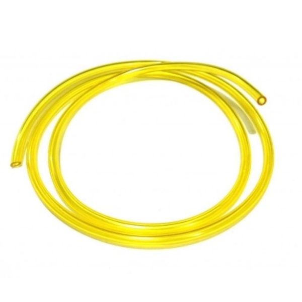 1m of Yellow Fuel Line 3mm ID 5.5mm OD for lawnmower strimmers and chainsaws