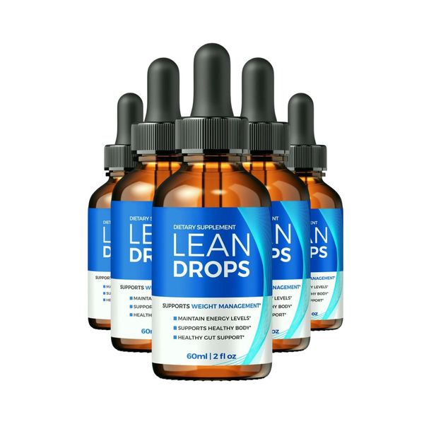 (5 Pack) Lean Drops for Weight Loss, LeanDrops Advanced Formula