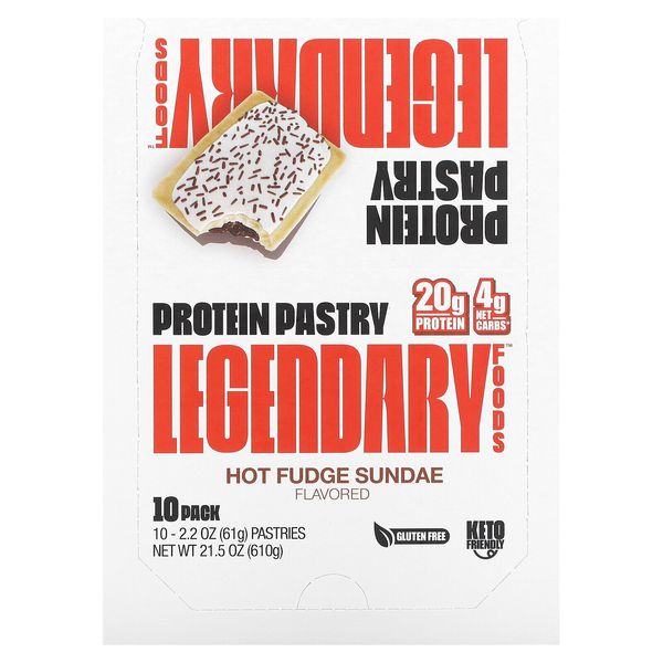 Protein Pastry, Hot Fudge Sundae, 10 Pack, 2.2 oz (61 g) Each