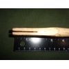 14 INCH BROWN SOLID WOOD TOOL REPLACEMENT HANDLE W/ 1 IN. RECTANGLE HEAD W/SLOT