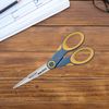 Westcott Titanium Bonded Non Stick Scissors, 7" Straight,Grey/Yellow