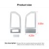 Silver Interior Dash side Air Vent Frame Panel Cover Trim For Ford F150 2015-20