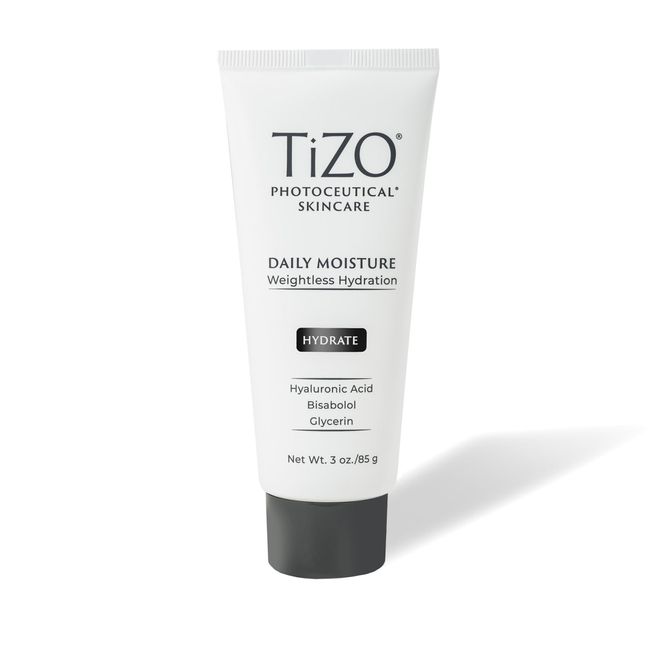 TIZO Photoceuticals Daily Moisture | Lightweight Formula | Ultra Hydrating | Hyaluronic Acid | Bisabolol | For All Skin Types | 3 oz