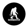 Sawsquatch Bigfoot with chainsaw Lumberjack Woodworker PopSockets Swappable PopGrip
