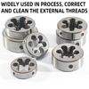 Aceteel 3/4"-10 UNC Round Die, Right Hand Machine Thread Die 3/4 x 10 UNC