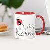CafePress Ladybug Karen Mug 11 oz (325 ml) Ceramic Coffee Mug