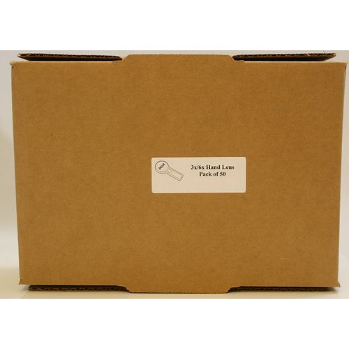 Plastic Handheld Lens: 6X 3X Magnifying Glass Magnifier Pack of 50