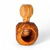Apple Shape Nutcracker (Apple) - Handcrafted Olive Wood Nutcracker | Unique Traditional Lever and Modern Design | Nut Cracking Tools for Walnuts, Pecans, Hazelnuts