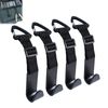 Headrest Hooks for Car Adjustable 4 Pack Vehicle Seat Back Organizer Storage ...