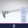 Moore & Wright MW100-15BI Workshop Vernier Caliper, 0mm-150mm/0"-6" Range,Pink
