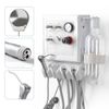 Portable Dental Turbine Unit with Weak Suction Work 4Hole with Air Compressor US