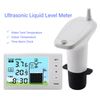 Water Level Sensor Transmitter Ultrasonic Level Sensor with Temperature Digital Display Depth Gauge Liquid Depth Level Measuring Meter