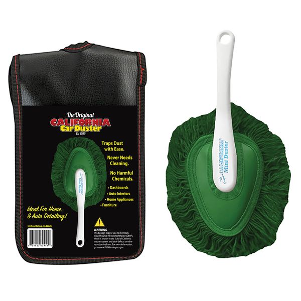 California Car Duster Dash Duster Green 62461 with Storage Bag