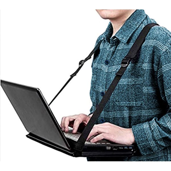 Walking Desk Mobile Laptop Desk, Hands Free Wearable Desk Mobile Laptop Harness, Standing Desk Walking Desk for Clipboard or 13" Laptop