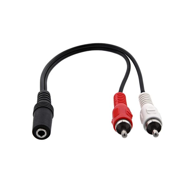 VividAV Audio Cables (6 inch, 3.5 Jack - 2 RCA)