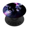 Pink Blue Violet Black Pattern AEH215 PopSockets PopGrip: Swappable Grip for Phones & Tablets