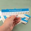 Framendino, 20 Pack Teeth Whitening Shade Guide Paper Tooth Bleaching Shade Chart for Household Oral Care