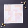 Sashiko Textile lab Flower Dish Towel Kit, Sashiko Kit, White