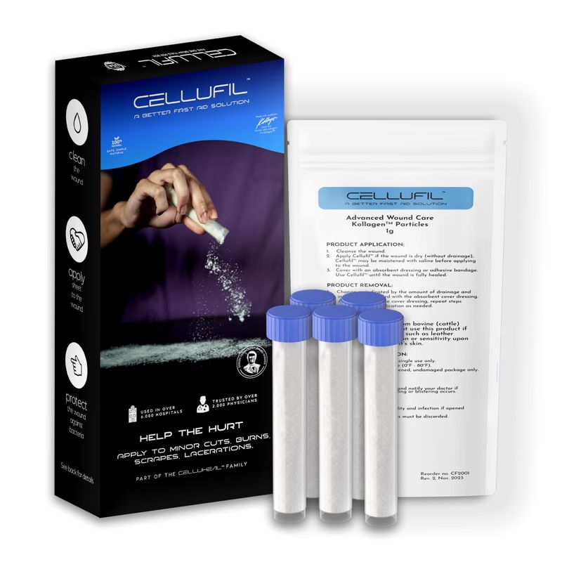 Cellufil® Collagen Particles for Advanced Wound Care – 100% Non ...
