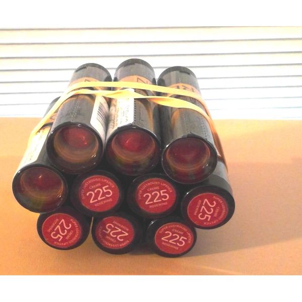 2 Revlon Super Lustrous Creme Lipstick 225 rosewine ,Original Formula