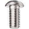 100 SILVER 1-72 Hex-Drive Button-Head Screw-In Rivets For Customs & Retorations