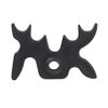 Imperial Billiard/Pool Cue Accessory: Slip-On/Portable Moosehead Bridge Head, Plastic, Black