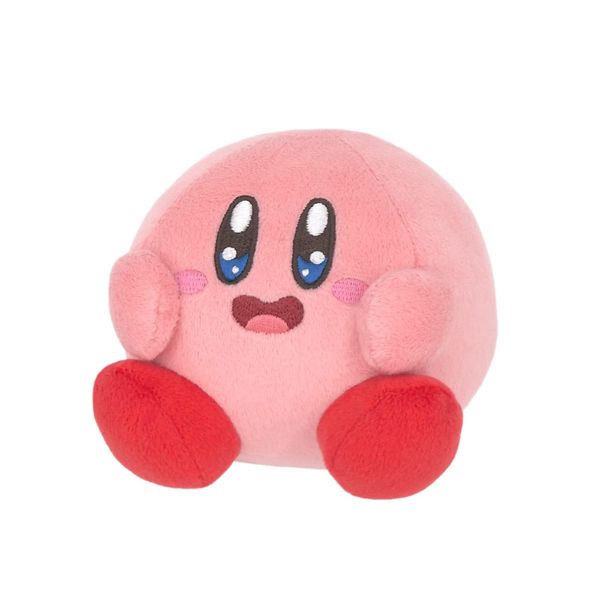 Three British Trading Kirby's Gourmet Festival Mini Plush Kirby Pink W4.1 x D4.1 x Height 3.9 inches (10.5 x 10.5 x 10 cm) KGF-01