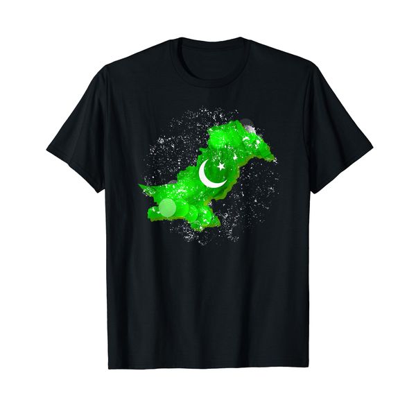 Pakistan Green Country Map T-Shirt