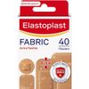 Elastoplast Extra Flexible Fabric Plaster Strips (40 Pieces), Extra Flexible Fabric Plasters, Breathable Plasters, Flexible Large Plasters