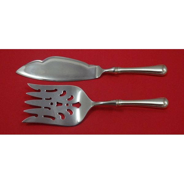 Old French by Gorham Sterling Silver Fish Serving Set 2 Piece Custom Made HHWS