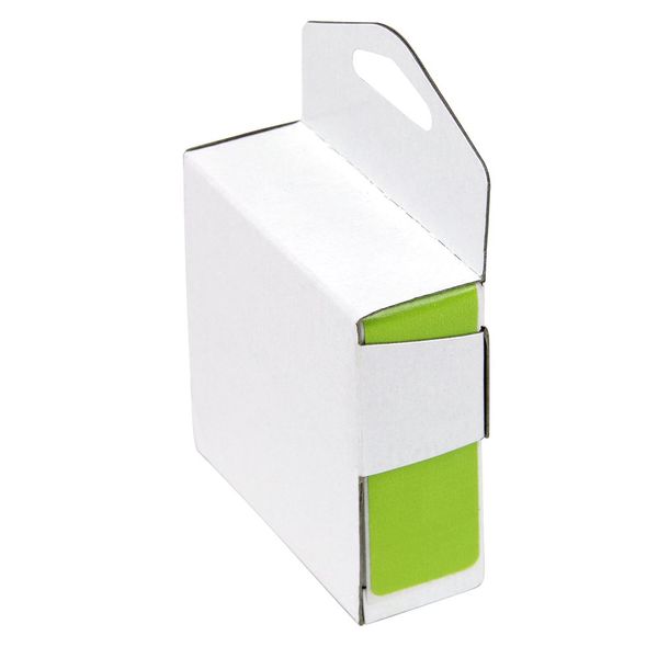 The Library Store Bright Color Coding Labels 1"H x 1 1/2"W 500 per Roll (Chartreuse)