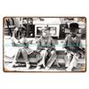 house decor office restaurant  metal tin sign