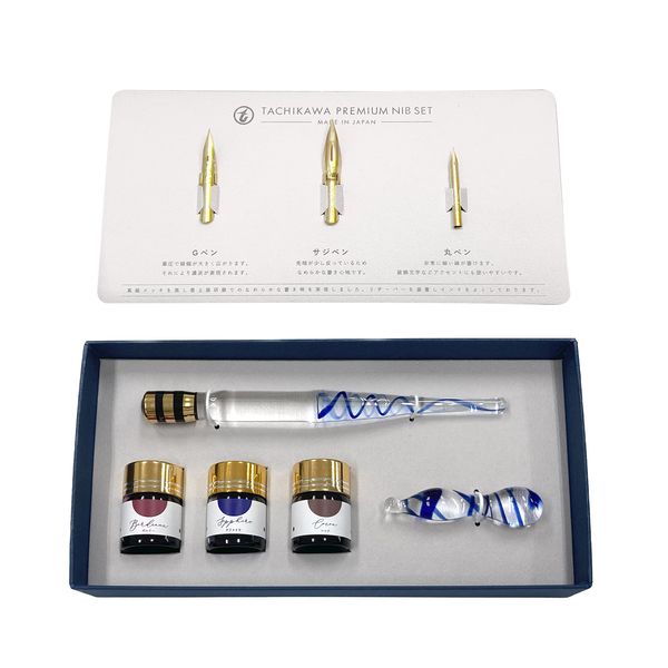 Tachikawa PSSP01 Dip Pen Premium Set, Spiral
