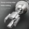 2PCS Pipe Thread Cutting Tool - Electric Drill Compatible PVC Pipe Threader Kit