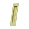 Deltana FP7178U3 7" Height Pocket Door Rectangular Flush Pull Polished Brass