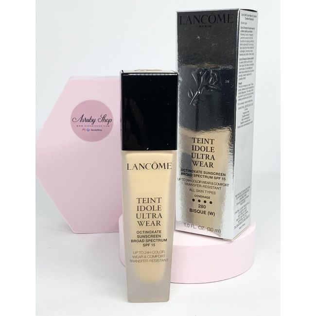 Lancome Tient Idole Ultra Wear Foundation SPF 15 Shade 280 Bisque (W) NEW IN BOX