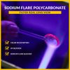 Sodium Flare Polycarbonate Clip-on Flip-up Lampworking Glasses