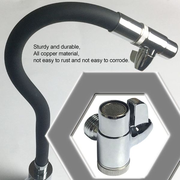 Faucet Diverter 22mm Water Filter Shower Head Switching Valve G1 2 for Faucet Diverter Valve with 1 In2Out Connector Water Inlet Screw