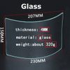 CKLT Sandblasting Hood Replacement Lens Glass 2 pieces
