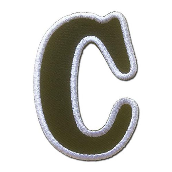 Professional Baseball Hanshin Tigers Goods Captain Mark Patch (Black and White Edges)