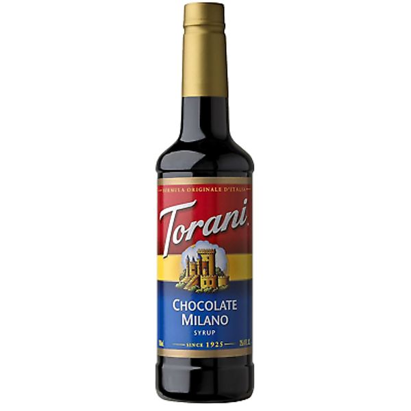 Torani Chocolate Syrup 750ml PET Bottle Sweet Flavor for Desserts and Beverages