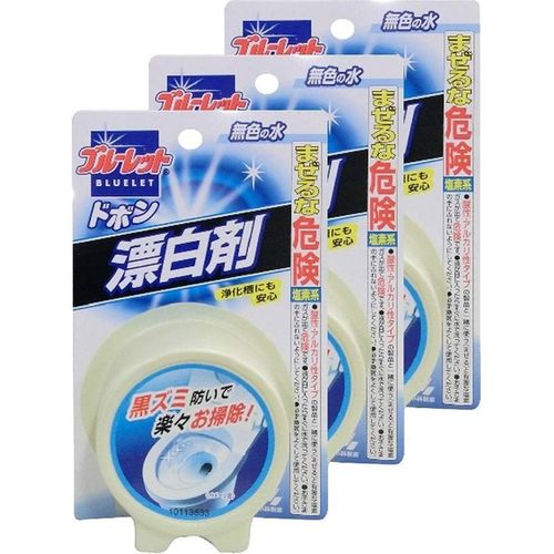 Bluelet Dobon Bleach Toilet Tank Cleaning Agent, Colorless Water, 4.2 oz (120 g) x 3 Packs