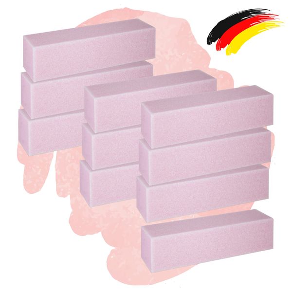 10 x Professional Buffer Pink Save Pack UV Gel Set Nail Art Decoration Nail Buffer Buffer – Best Seller