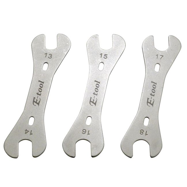 E-tool YC-257 Hub Cone Wrench Set of 3