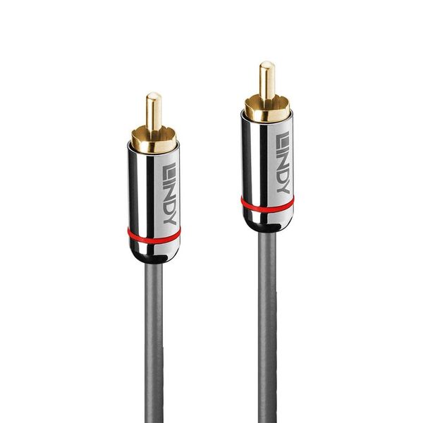 Lindy 2m Digital Coaxial Audio Cable, Cromo Line, Anthracite