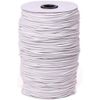Round Elastic Trim/Stretch Bungee String (2mm - 3mm 1/8" Cord) - White Elastic Cord (5 Yards)