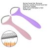2Pcs Facial Hair Remover, Effective Stainless Steel Spring Threading Epilator for Women Chin Cheek Mustache Upper Lip Neck, Portable Facial Hair Removal Stick, Manual Face Beauty Tool