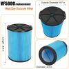 2 Pcs VF5000 Vacuum Filter Replacement for Rigid 6-20 Gallon Vacuum