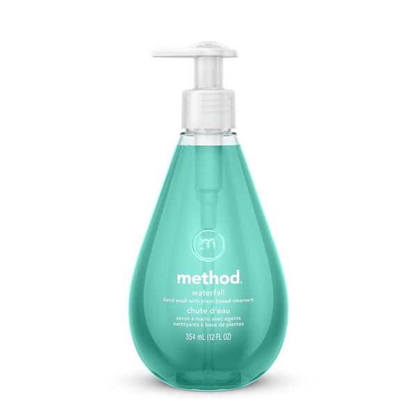 Method Gel Hand Soap, Waterfall, Biodegradable Formula, 12 oz, (Pack of 1)